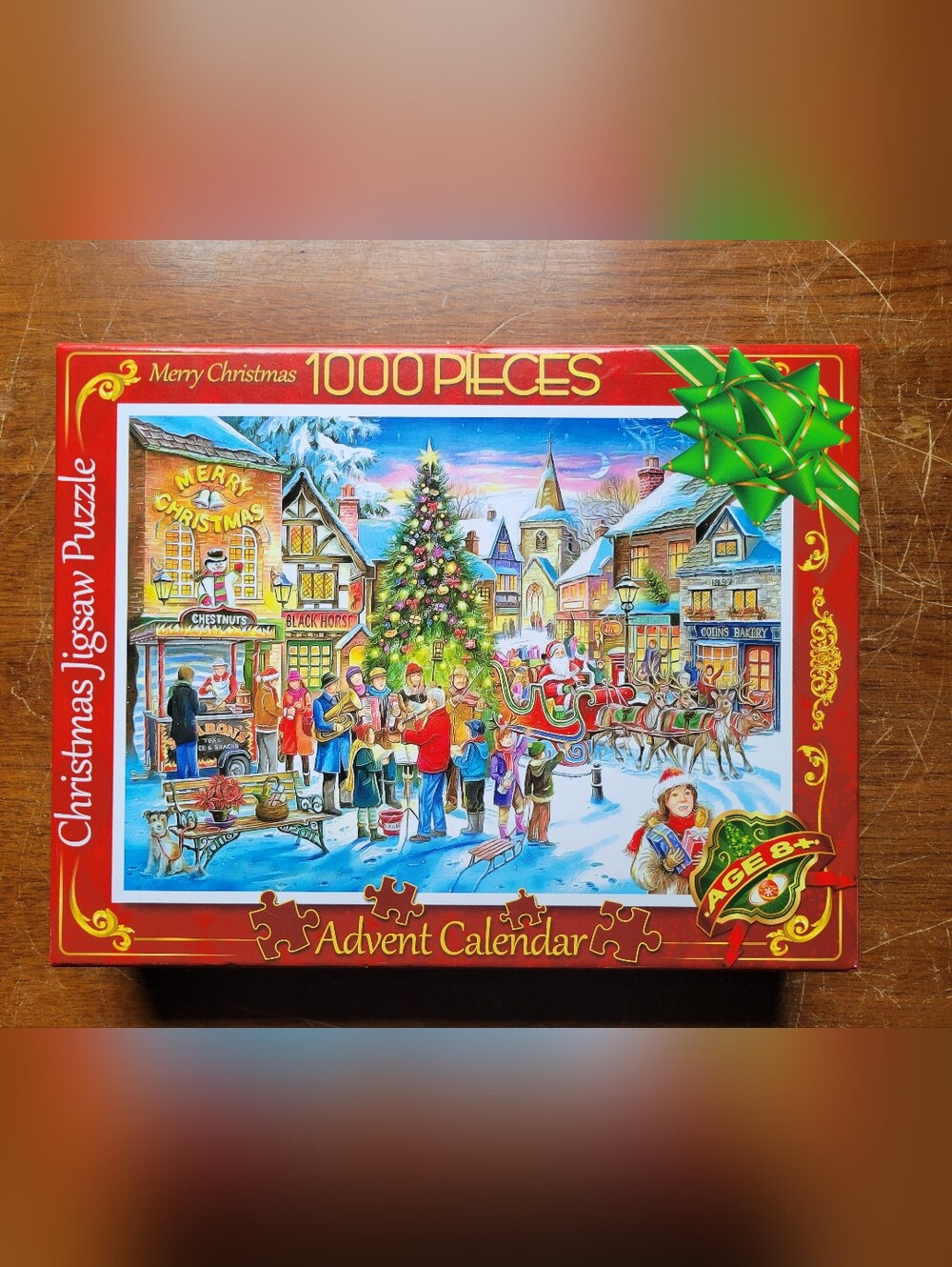 Advent Calendar Christmas Jigsaw Puzzle 24 Days 1000 Pieces